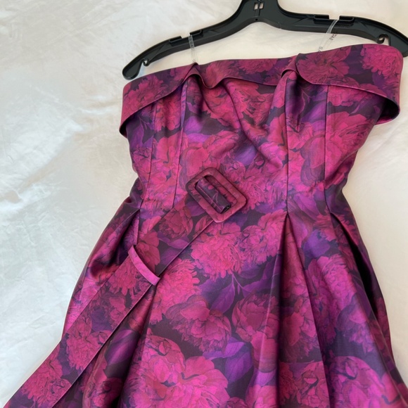 Sachin & Babi - Brielle Strapless Floral-Print Mikado Gown - Picture 8 of 8